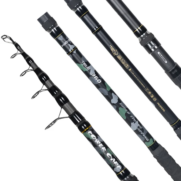 Kudos Power Carp 360 cm 100-300 gr Tele Sazan Kamış - Resim 2