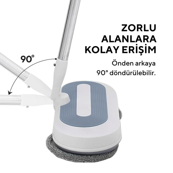 Kumtel HWSM-01 Kablosuz Şarjlı Mop - Resim 2