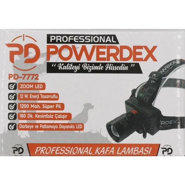 Powerdex PD-7772 Kafa Lambası ürün görseli