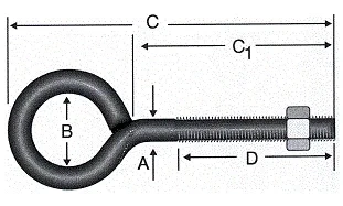 Kaynaklı Civata M8x160 - 50 Adet - Resim 2