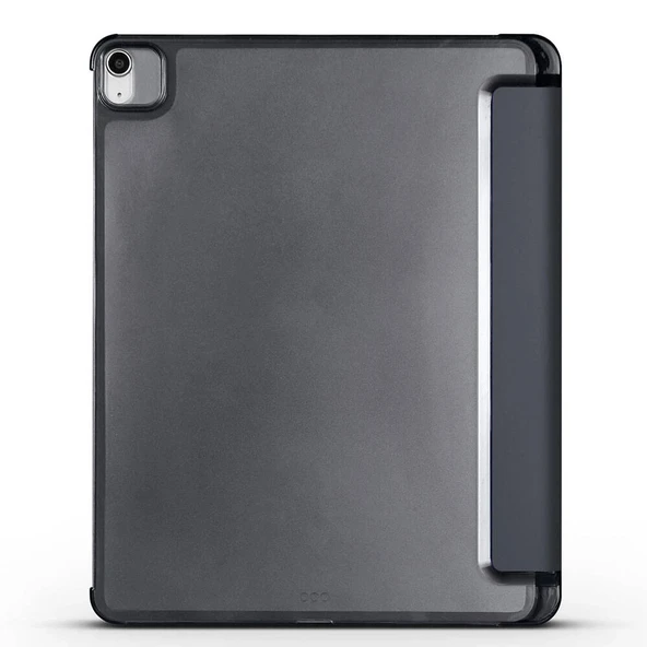 iPad Pro 12.9 2022 M2 Smart Cover Kalem Bölmeli Standlı 1-1 Kılıf - Resim 7