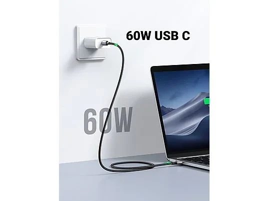 UGREEN USB-C 60W Örgülü Kablo Syh 1M - 5