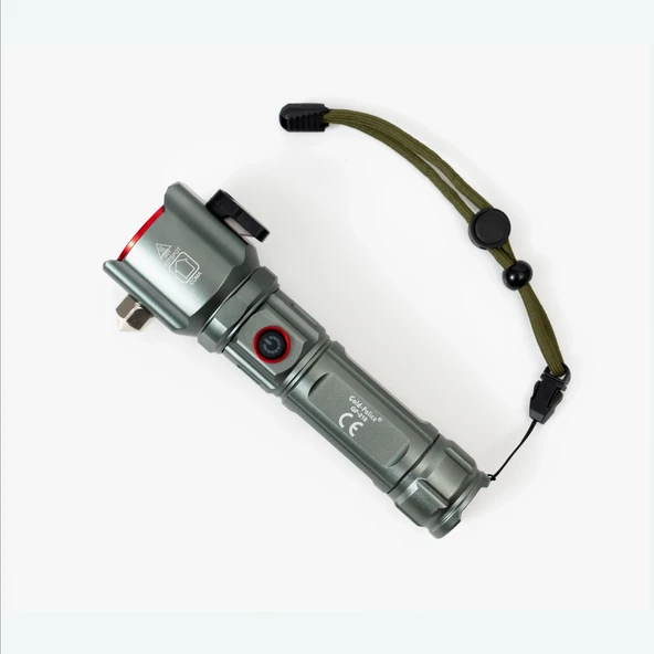 Gold Police Gp-218 Acil Durum El Feneri Güçlü Tg Led 3000 Lümen - Resim 4