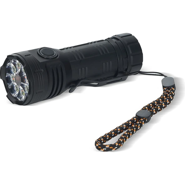 Watton Cree Q8- Xpg 8+1 LED Şarjlı El Feneri Watton WT-623 - Resim 2