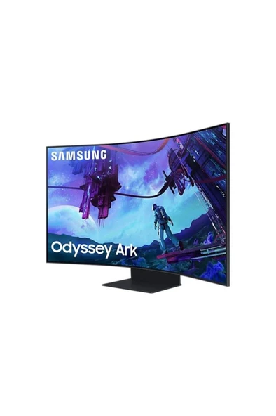 Samsung Odyssey Ark LS55CG97WNUXUF 55" 1 ms 4K Curved Pivot 165 Hz Oyuncu Monitörü Teşhir