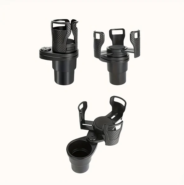 2’si 1 Arada Ayarlanabilir Araç Bardak Tutucu, Genişleyebilir Üst Kısım 3”-6.2”, Şişe Adaptörü, Araba Organizatörü, Dayanıklı Taban, Ramblers Hydroflask Uyumlu, Modern Araç Düzenleyic - 8