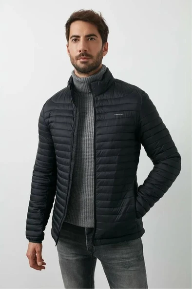 Lumberjack ML PERRY COAT 1SN21 5PR 102023155 Erkek Mont Siyah S-XXL - 2