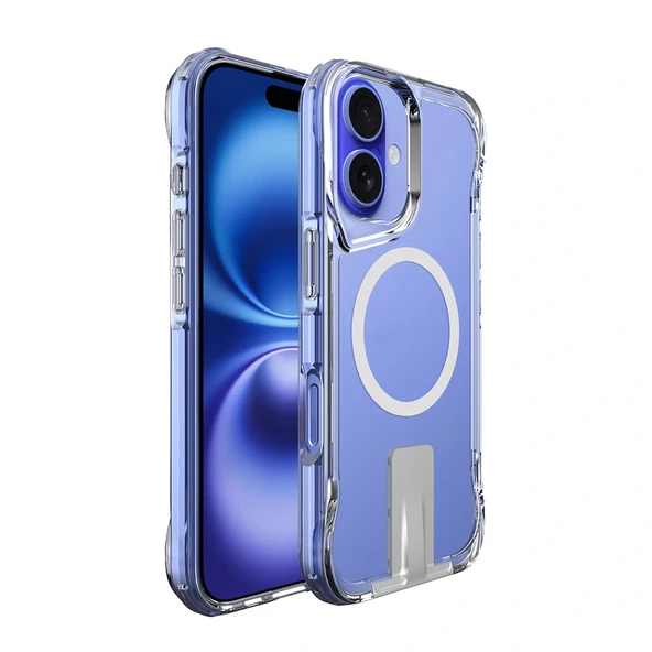 iPhone 16 Kılıf M-safe Şarj Özellikli T-Max Standlı Kapak ürün görseli