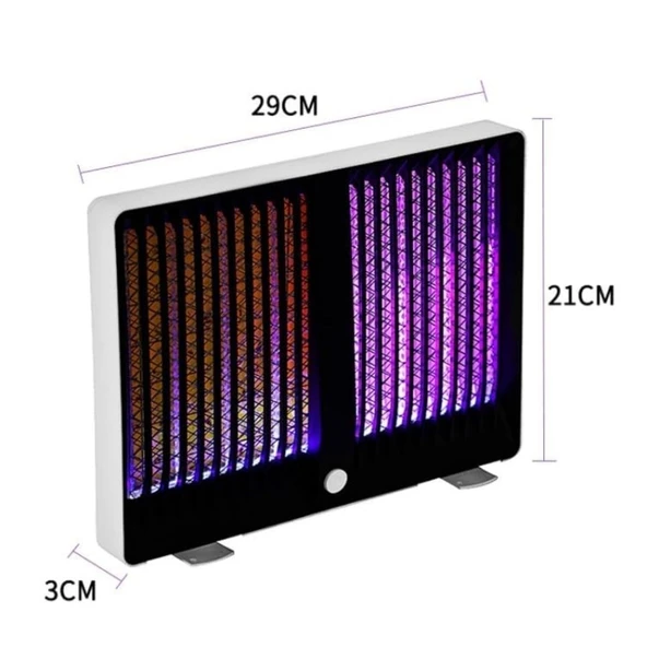 Sivrisinek Öldürücü Lamba Şarjlı Sivrisinek Kovucu Sessiz ve Güçlü Sivrisinek Tuzağı UV Işıklı Sinek Kıran WD023 (5250) - 5