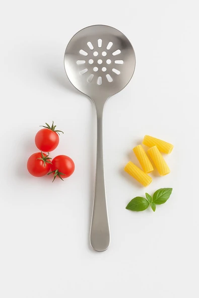 Paslanmaz Çelik Servis Kevgiri 26 cm - Resim 3