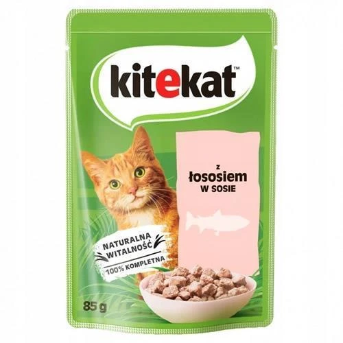Kitekat Somon Etli Kedi Yaş Maması 85 Gr (Gravy) ürün görseli 1