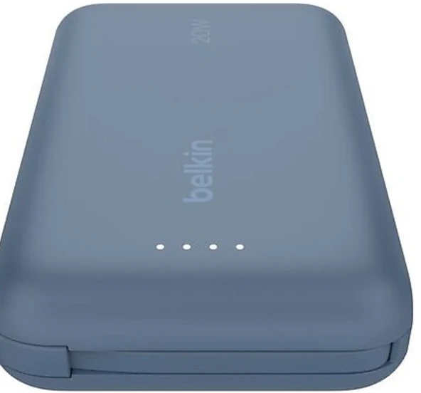 Belkin BoostCharge BPB021HQBL Mavi 10000 mAh Hızlı Şarj Powerbank - 4
