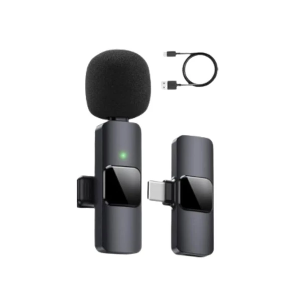 K9 Android Uyumlu Kablosuz Yaka Mikrofonu – Gürültü Engelleme, Uzun Menzil, Profesyonel Ses Kalitesi, Tak-Çalıştır Kullanım - Resim 6