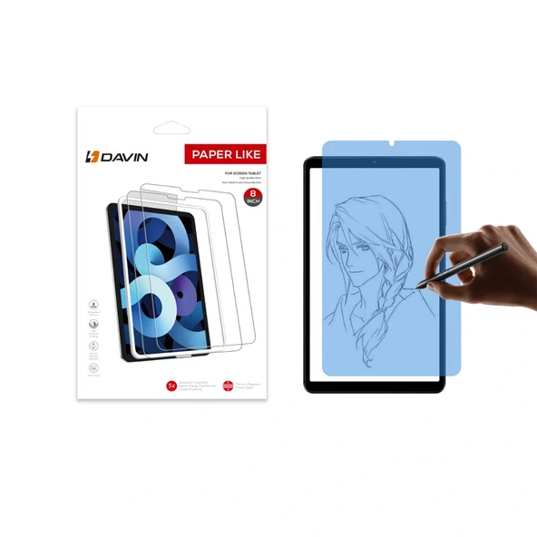 Xiaomi Redmi Pad SE 8.7 Kağıt Hisli Mat Davin Paper Like Tablet Ekran Koruyucu ürün görseli 1