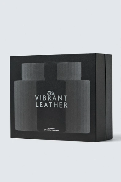 ZARA VIBRANT LEATHER EDP SET 100 ML (3.4 FL.OZ) + 60 ML ( 2.03 O.Z) - Resim 2