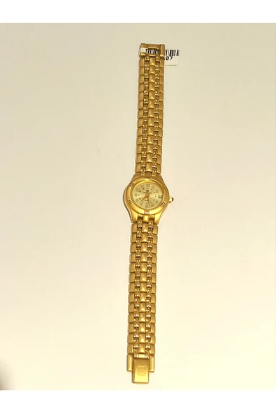Monalisa Home Gold Renk Lüks Gösterişli Parlak Zarif Bayan Saat