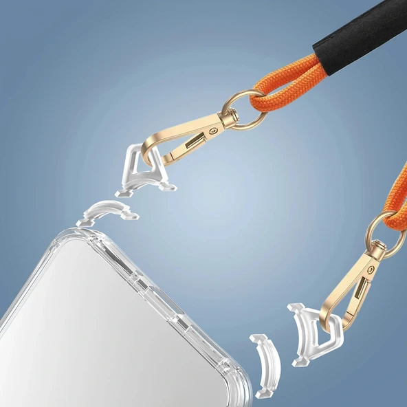 Xiaomi Redmi 13C Kılıf Airbagli Takılabilir Askı Aparatlı Snap Silikon Kapak - Resim 3