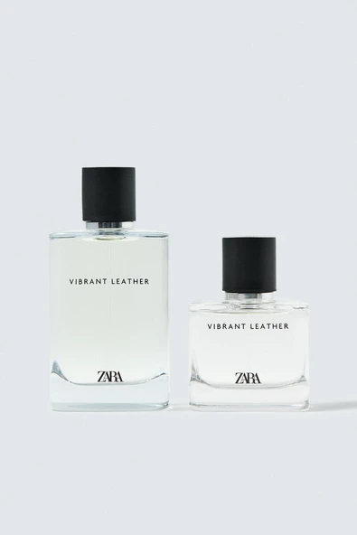 ZARA VIBRANT LEATHER EDP SET 100 ML (3.4 FL.OZ) + 60 ML ( 2.03 O.Z) - Resim 5