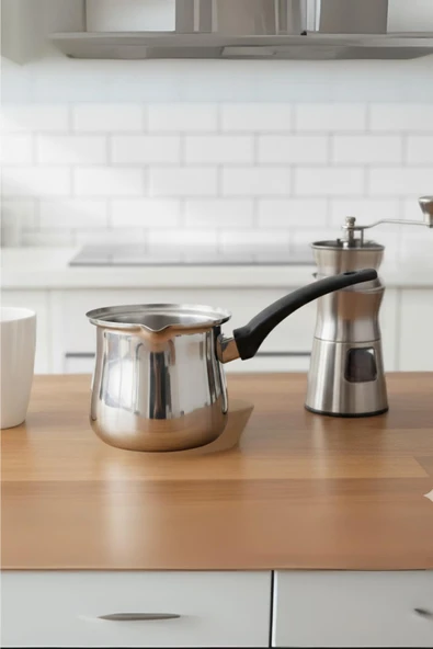 Paslanmaz Çelik Cezve 100 ml ürün görseli 1