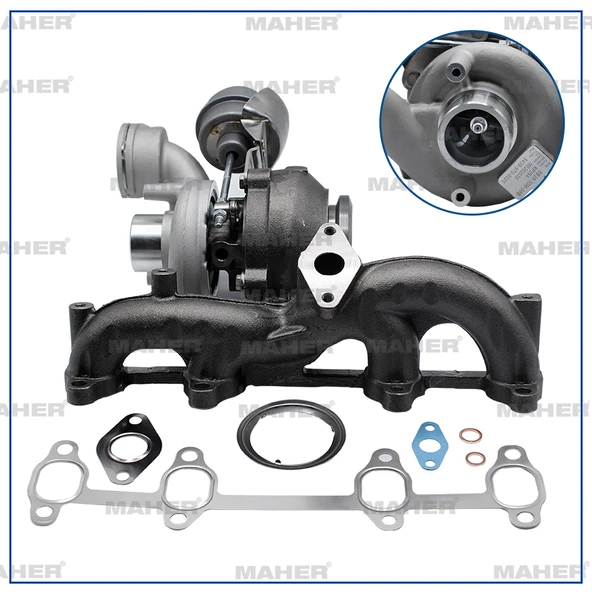 TURBO TRANSPORTER T5 2004-2009 AXB 1.9 TDİ 038253056M ürün görseli