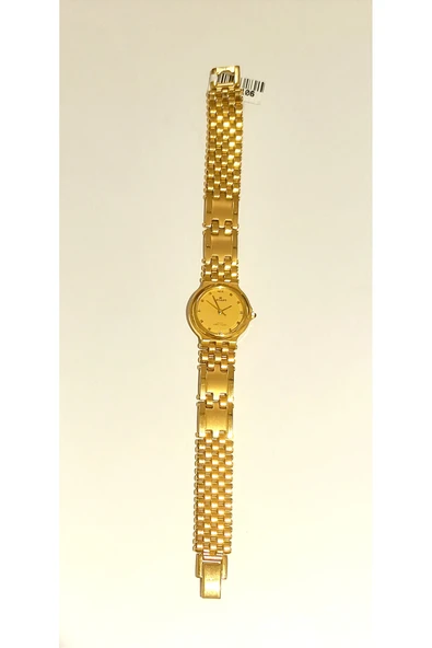 Monalisa Home Gold Renk Lüks Gösterişli Parlak Zarif Bayan Saat