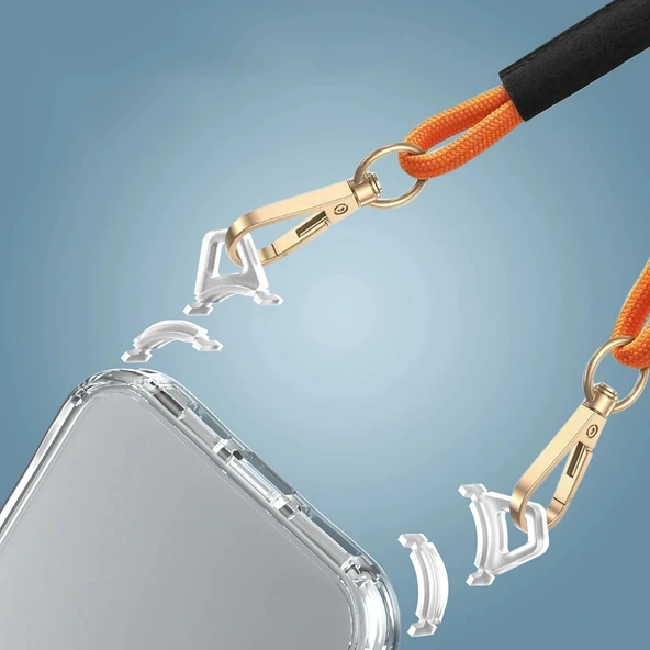 Xiaomi Redmi Note 13 Pro Plus 5G Kılıf Airbagli Takılabilir Askı Aparatlı Snap Silikon Kapak - Resim 3