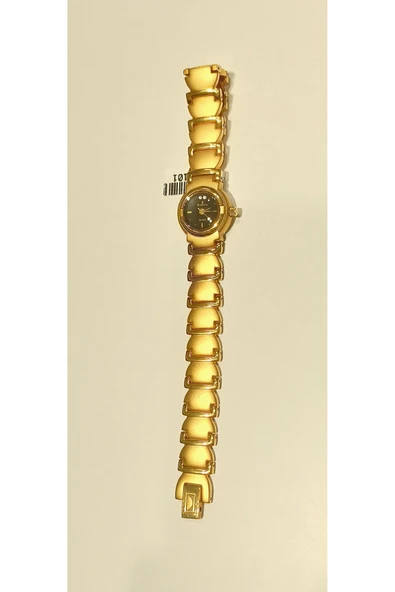 Monalisa Home Gold Renk Lüks Gösterişli Parlak Zarif Bayan Saat