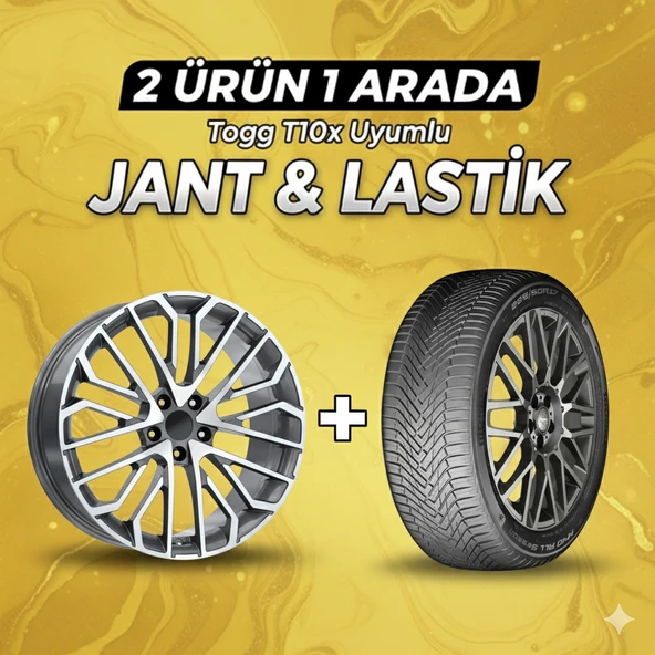Togg T10x Uyumlu Momo225/60R18 Dört Mevsim Lastiği 4 Adet Yılı:2025 + DY1648 GMD 18"Jant 4 Adet ürün görseli