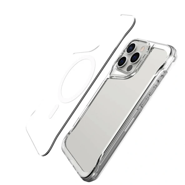 iPhone 16 Pro Kılıf M-safe Şarj Özellikli T-Max M-safe Kapak - Resim 3