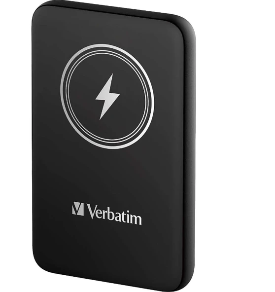 Verbatim MCP-10BK Siyah 10000 mAh Hızlı Şarj Kablosuz Powerbank