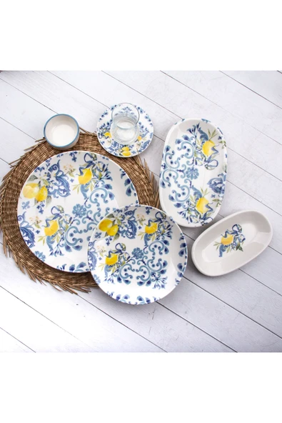 Marianna Toscana DB1590 32 Parça 6 Kişilik Kahvaltı Takımı ürün görseli 1