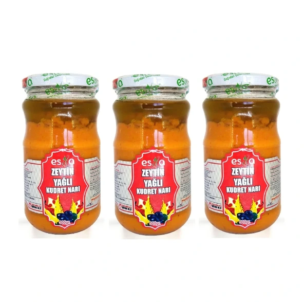 Zeytinyağlı Kudretnarı 300 gr, 3 Adet Esila