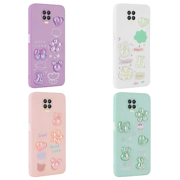 Xiaomi Redmi Note 9S Kılıf Kabartma Figürlü Parlak Toys Silikon Kapak - Resim 2