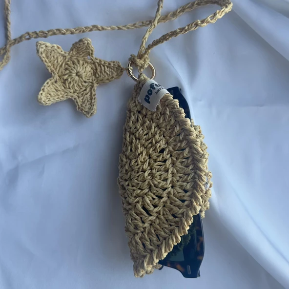 Pofuduk Handmade Kağıt İp Gözlük Kılıfı PG1 - Resim 3