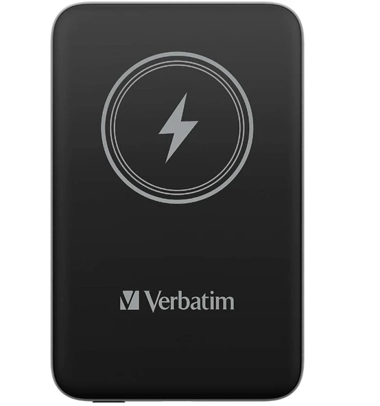 Verbatim MCP-10BK Siyah 10000 mAh Hızlı Şarj Kablosuz Powerbank - 4