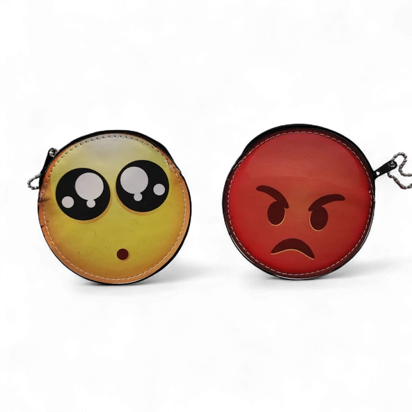 Emoji Para Çantası Cüzdan 2'li ürün görseli