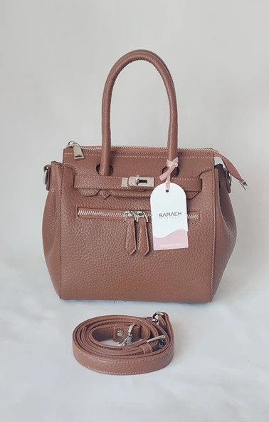 261SV828 Model Sarach Marka Taba Renk El ve Omuz Çantası