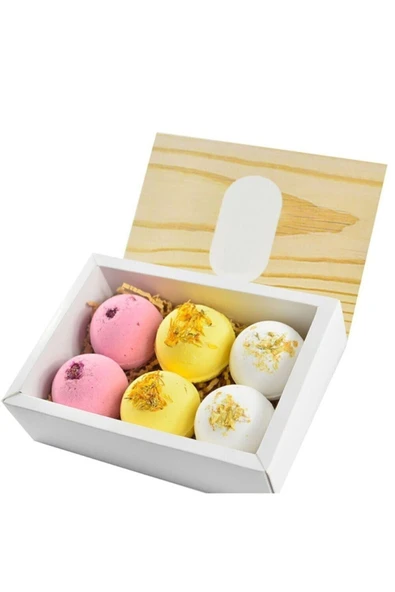 7'li Set Pedikür Terapi Peeling Doğal Nem Bombası Seti Nem Topu - 7