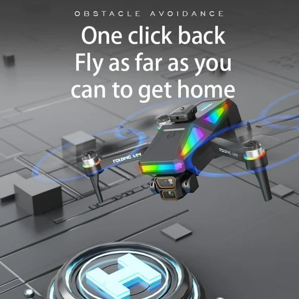 Ozmik S5 Pro Gençler ve Yetişkinler İçin Çift Kameralı Uzaktan Yüksek Çözünürlüklü Hd Drone - Resim 9