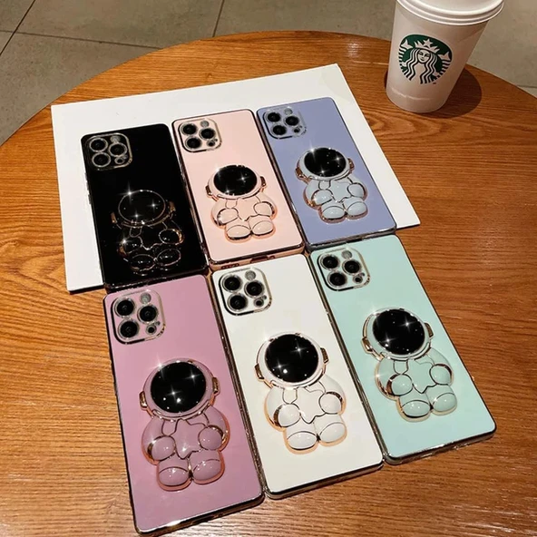 Space Yıldızlı Astronot Figürlü Cep Telefonu Standı - Resim 7