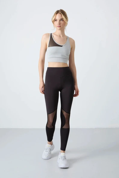 Tommy Life Siyah Esnek Standart Fit Performans Kadın Tayt Takım 95331 ürün görseli 1