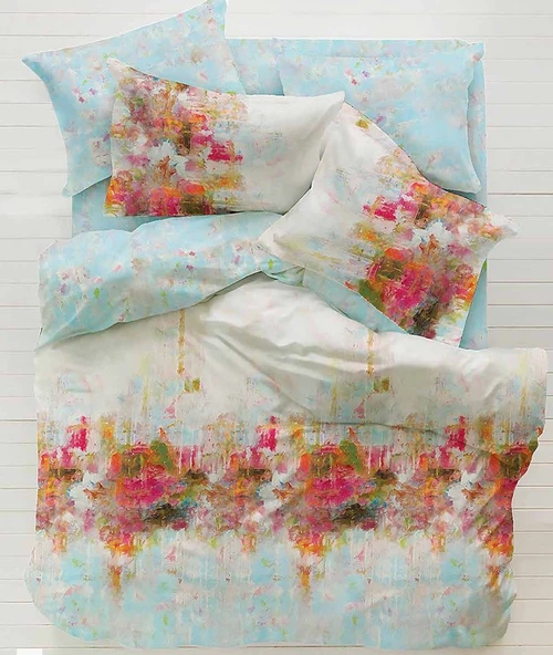 ÇİFT KİŞİLİK NEVRESİM TAKIMI PAMUKSATEN BOLOGNA ürün görseli