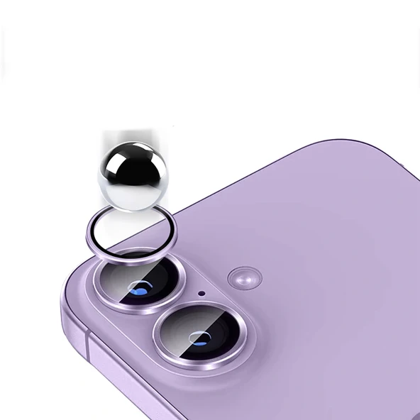 iPhone 17 Uyumlu Mikro Kamera Lens Koruyucu - Resim 8