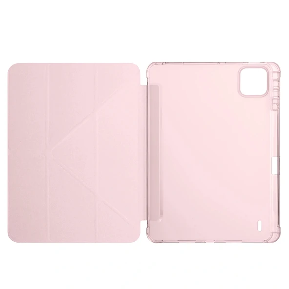Xiaomi Pad 7 Pro Kılıf Tri Folding Kalem Bölmeli Standlı Kılıf - Resim 9