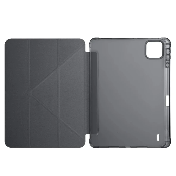 Xiaomi Pad 7 Pro Kılıf Tri Folding Kalem Bölmeli Standlı Kılıf - Resim 11