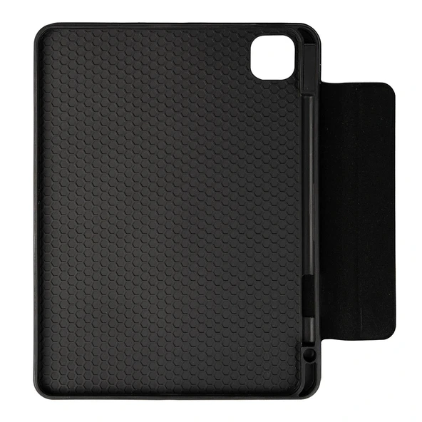 iPad 11.Nesil 2025 Border Keyboard Bluetooh Bağlantılı Standlı Klavyeli Tablet Kılıfı - Resim 2