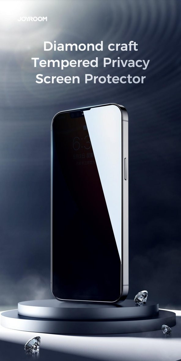 Joyroom JR-PF901 iPhone 13 Mini 2.5D Privacy Hayalet Ekran Koruyucu - 4