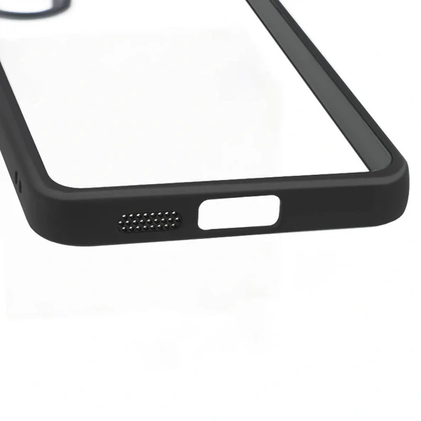 Samsung S24 Kılıf Kamera Korumalı Şeffaf Arka Yüzey New Roll Kapak - Resim 2