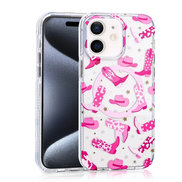 iPhone 12 Kılıf M-safe Şarj Özellikli Stilo Kapak - Resim 3