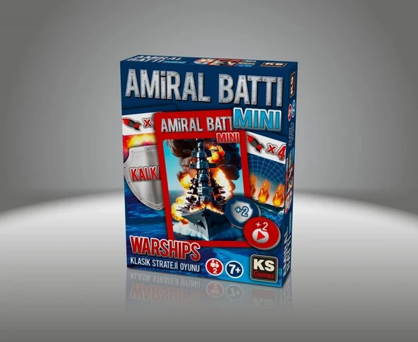 Amiral Battı Mini  Taşınabilir Strateji Zeka Oyunu ürün görseli 1